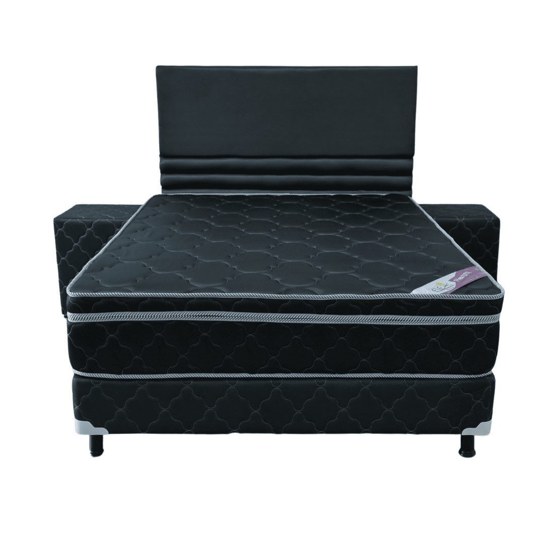 SOMIER COMPLETO INMAPOL FLEX DUO 1,40X1,90  NEGROL