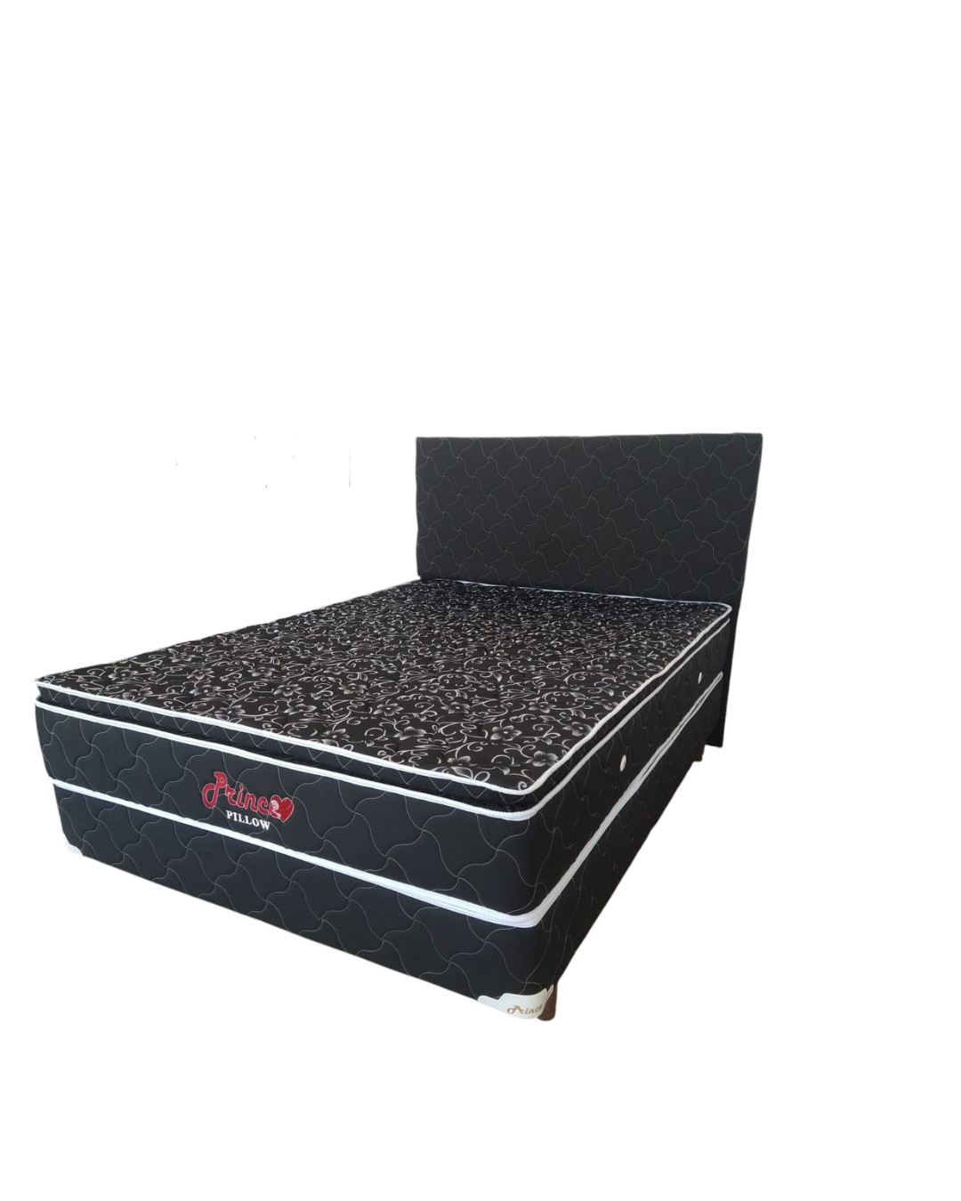 SOMIER PRINCE COMPLETO CLASIC 1.40 X 1.90 NEGRO