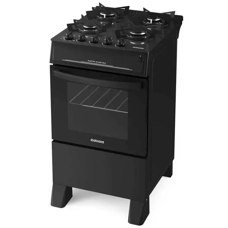 COCINA ITATIAIA ELECTRA GLASS 4H NEGRO