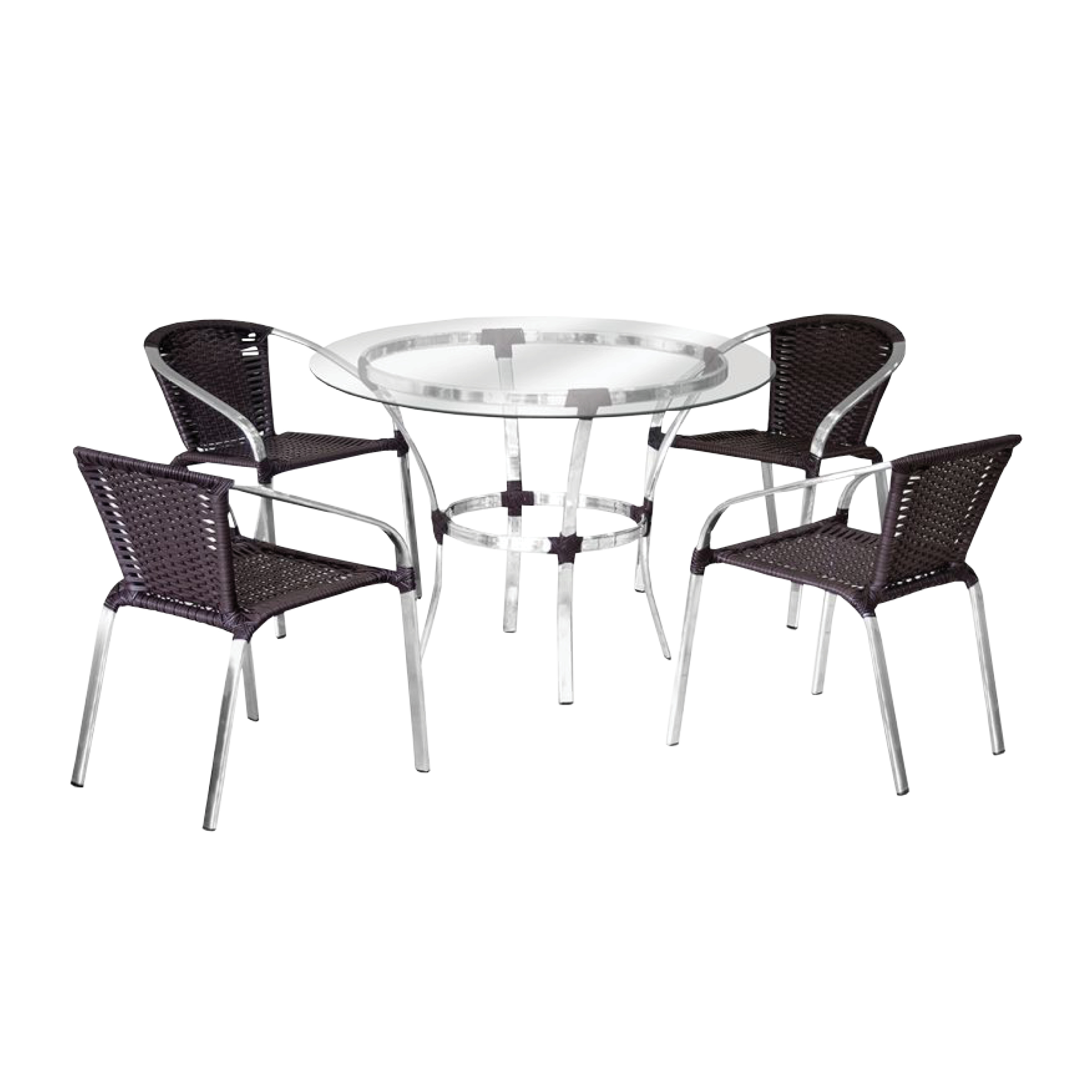 JUEGO COMEDOR FAMA SALINAS C/4SILLAS MOVEL MAX
