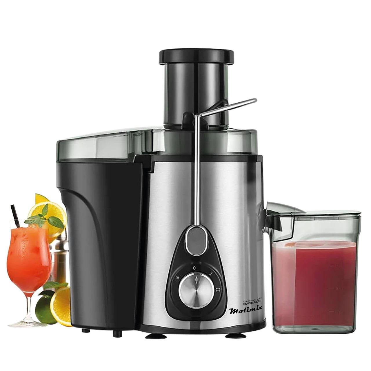 JUGUERA l EXTRACTOR DE JUGO MOLIMIX POWER JUICER 600W MCJ-10