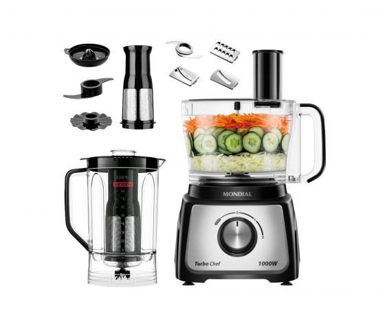 MULTIPROCESADOR MONDIAL MPN-01-BF TURBO CHEFF 9 EN 1