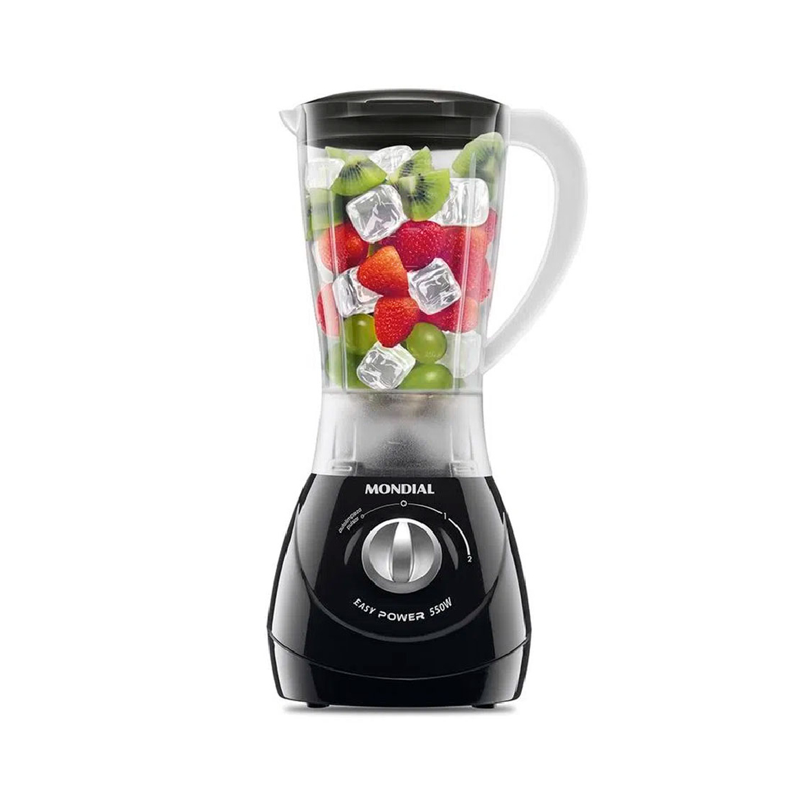 LICUADORA MONDIAL EASY POWER NEGRO L-550B 2V