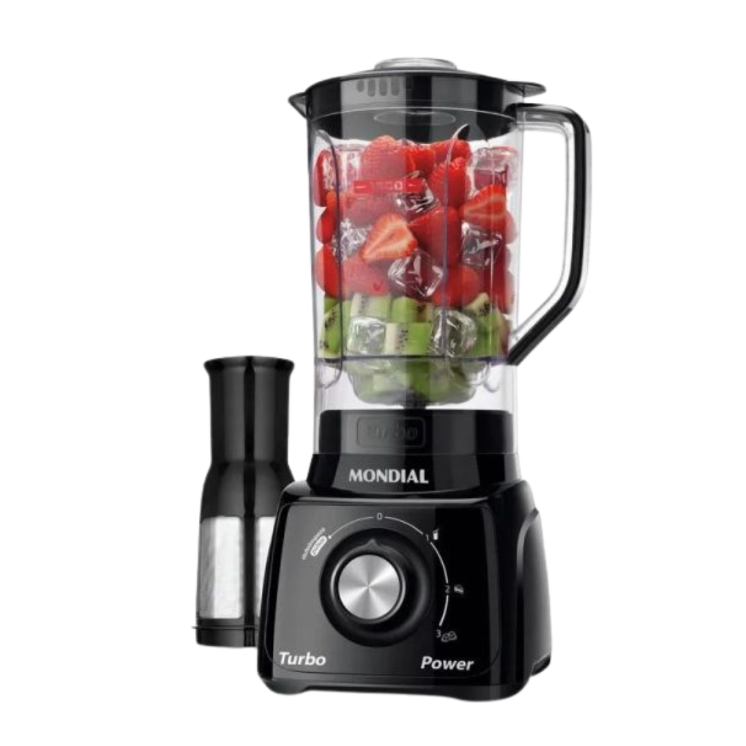 LICUADORA MONDIAL TURBO POWER BLACK 2.2LTS 3V L-99FB