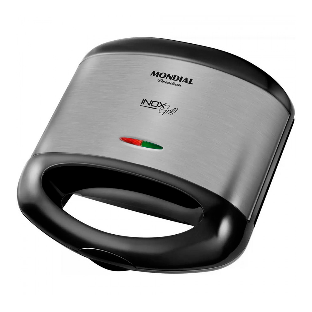 SANDWICHERA-GRILL  MONDIAL S-07 220 V INOX BLACK