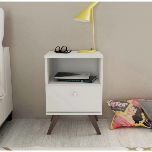 BALCON MOVEL MAX CRIADO MUDO-RETRO BLANCO FERIA
