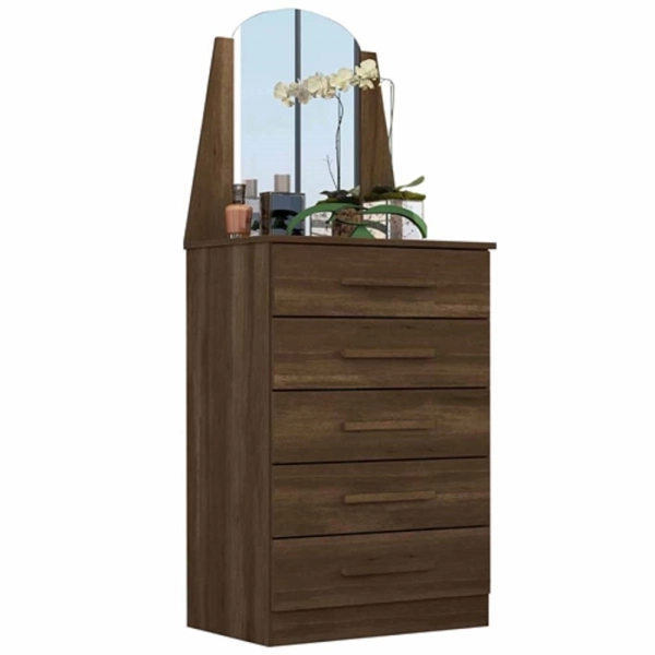 COMODA MOVELMAX VENEZA PLATINA/NEGRO FERIA