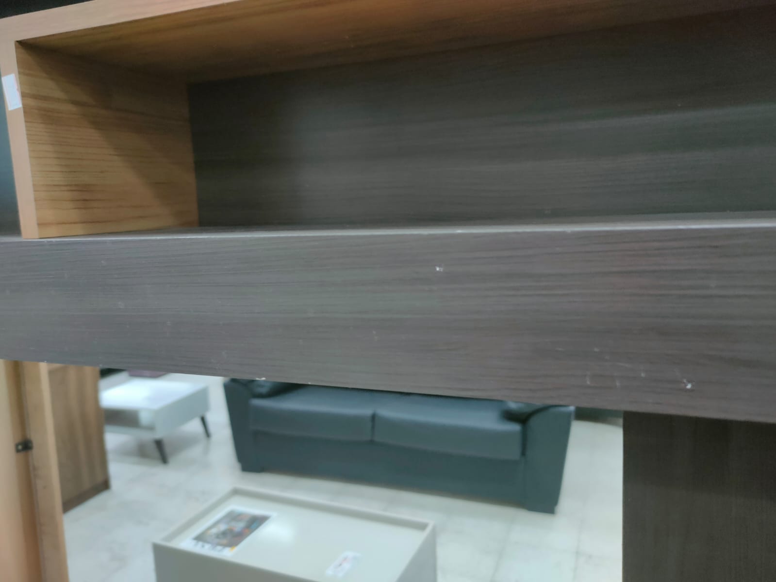 ESTANTE MOVELMAX OLYMPIA TOBACCO/BURITI FERIA