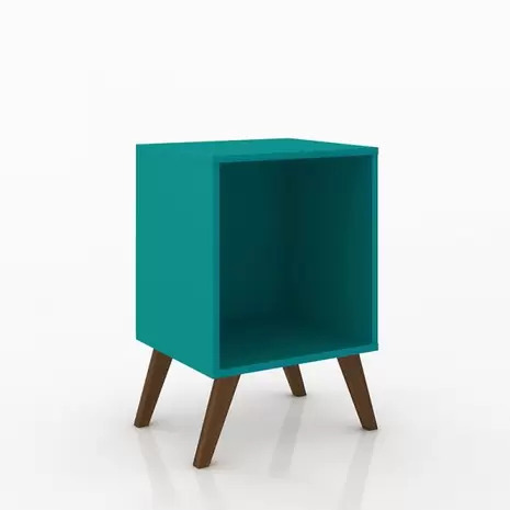 MESA LATERAL MOVEL MAX TURQUESA FERIA