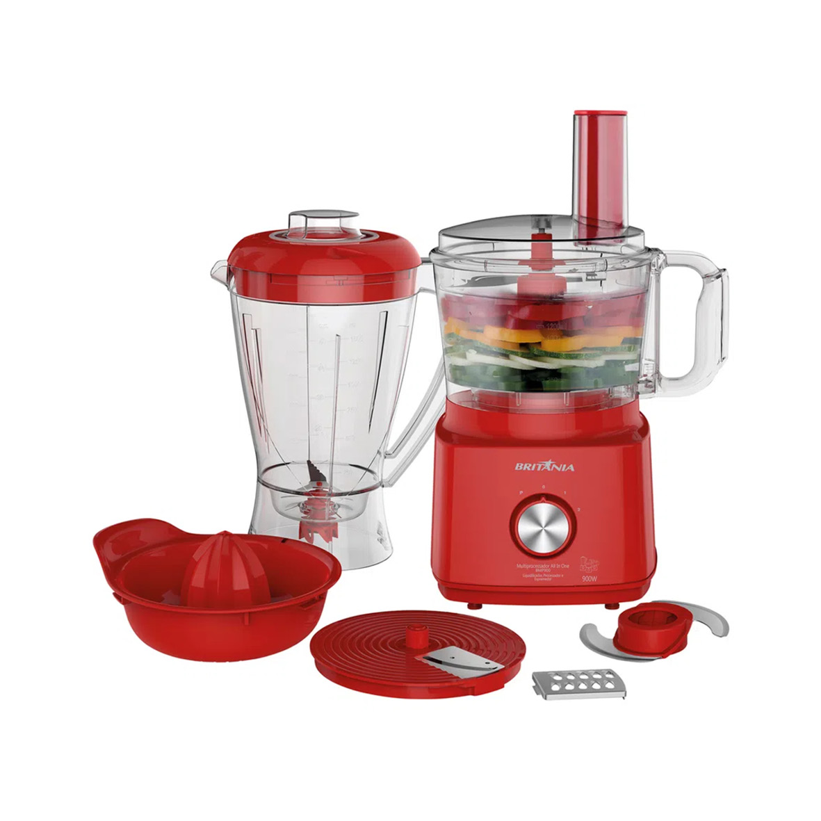 MULTIPROCESADOR BRITANIA BMP900R ROJO 6522