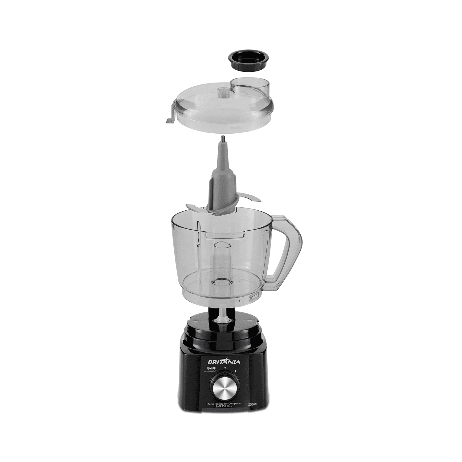 MULTIPROCESADOR BRITANIA COMPACTO BMP950P PLUS NEGRO