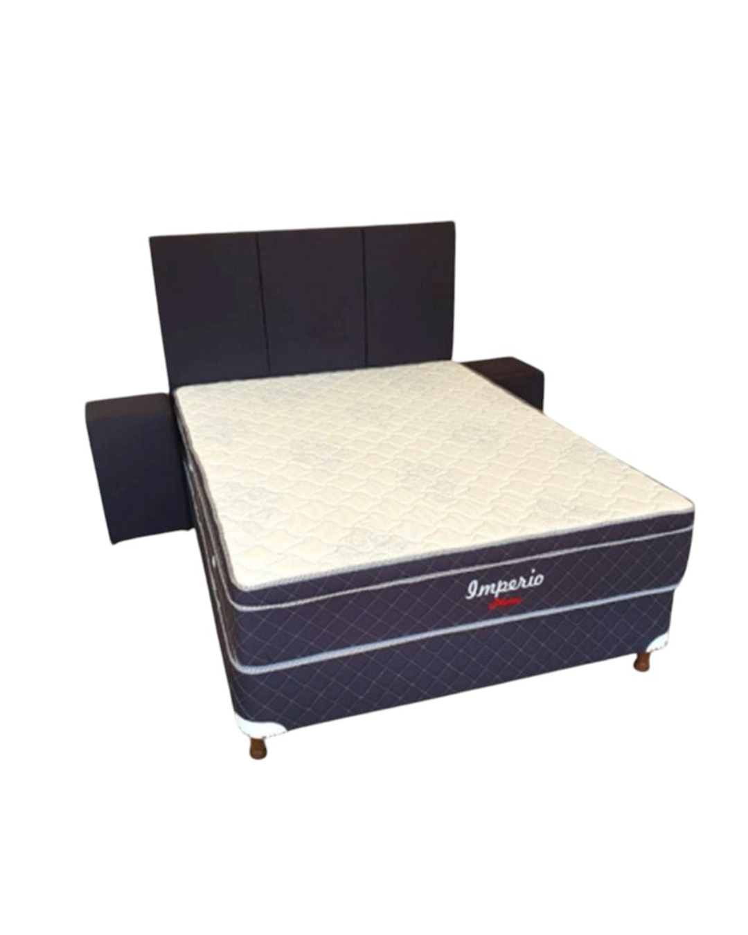 SOMIER PRINCE IMPERIO 1.60X2.00 COMPLETO AZUL