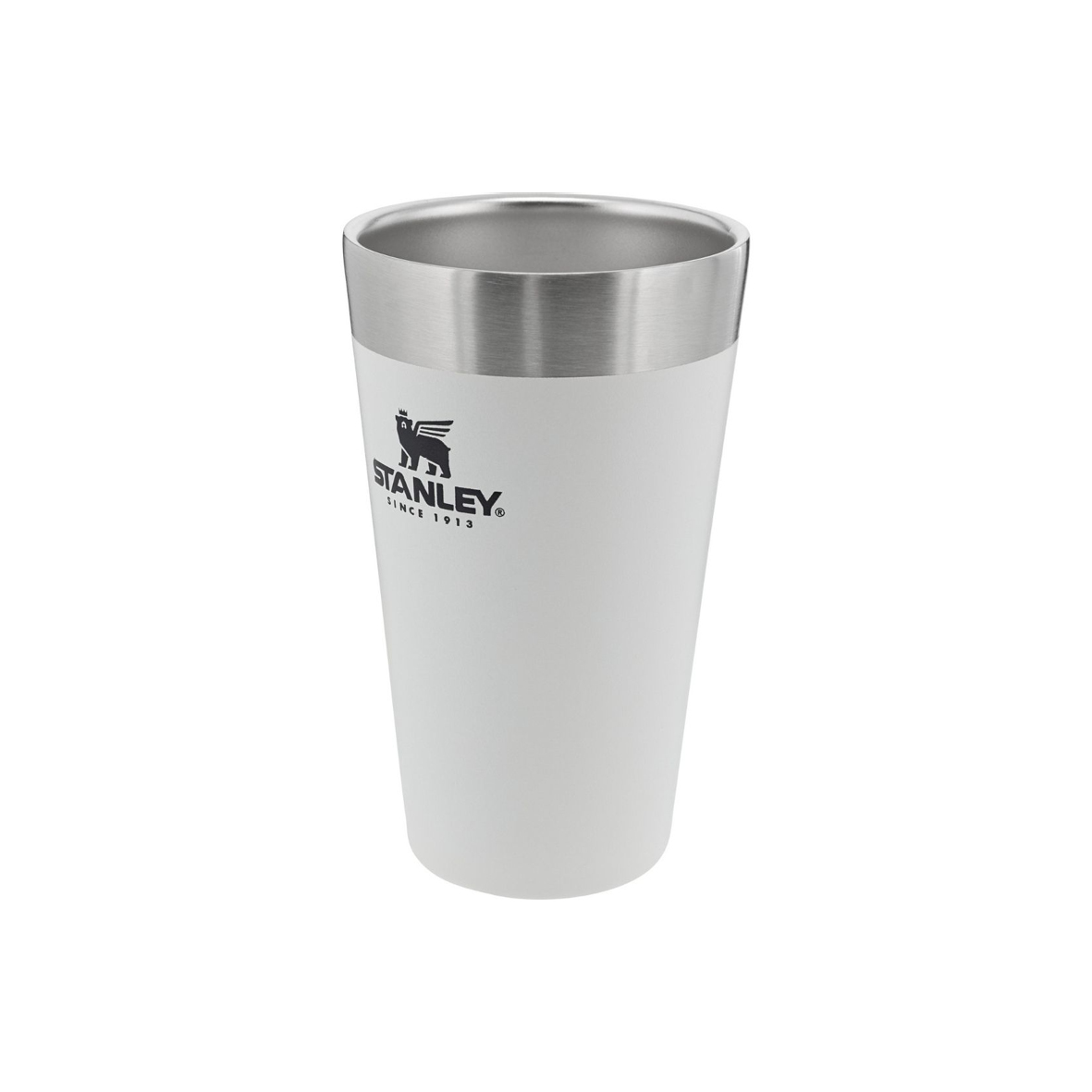 VASO CERVECERO STANLEY 473 ML S/ TAPA ADVENTURE BLANCO