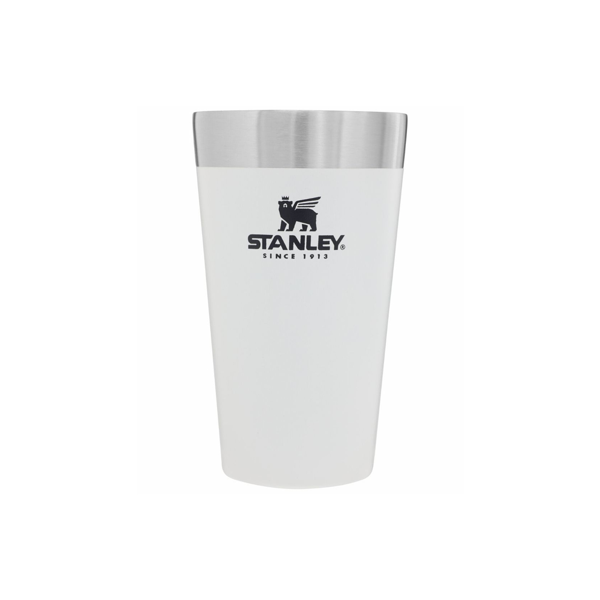 VASO CERVECERO STANLEY 473 ML S/ TAPA ADVENTURE BLANCO