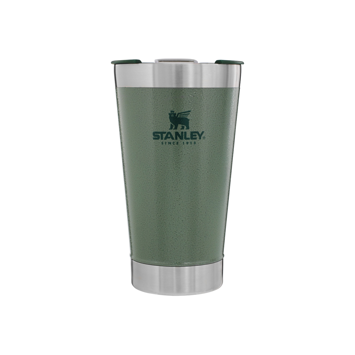 VASO CERVECERO STANLEY VERDE C/TAPA 7957