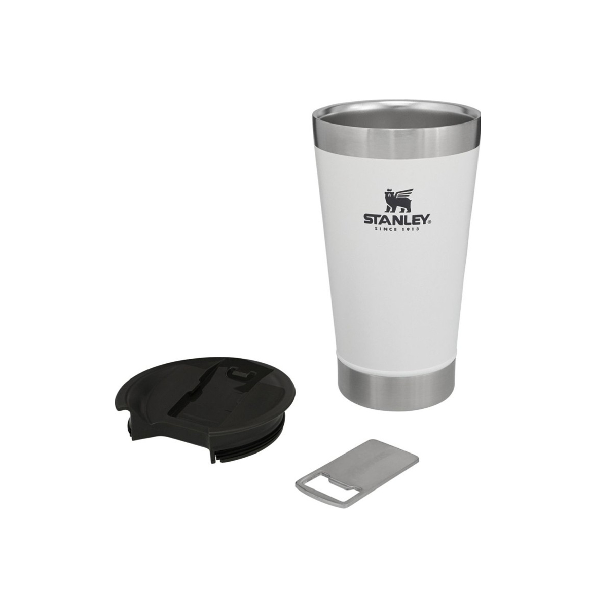 VASO STANLEY TERMICO C/ ABRIDOR BLANCO 473