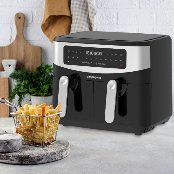 AIR FRYER WESTINGHOUSE DOBLE TANQUE WKAFQK5511 BLACK