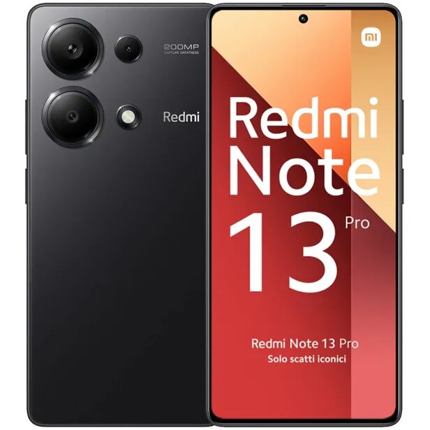 CELULAR XIAOMI NOTE 13 PRO 4G 8/256GB NEGRO